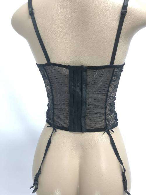 size 36C corset black yarn