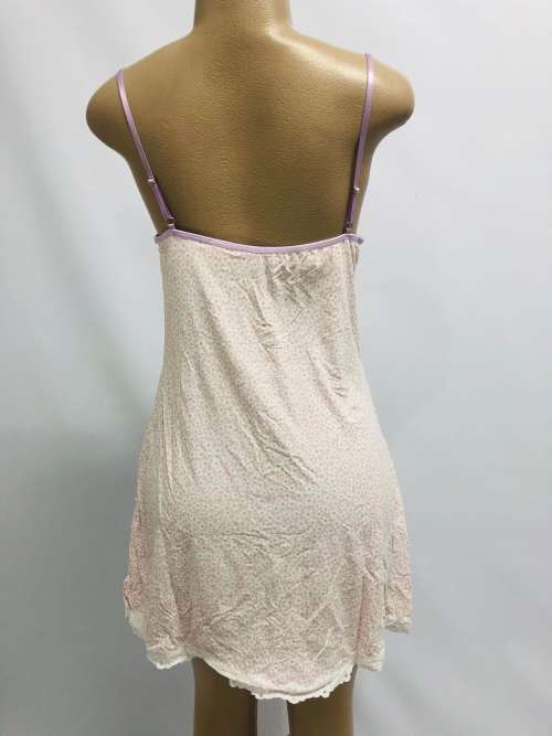 size M white skirt with pink flower