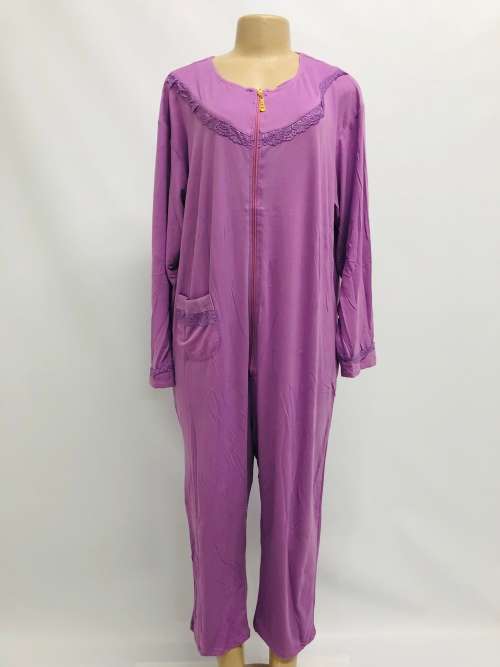 Size XL comfortable pajamas purple