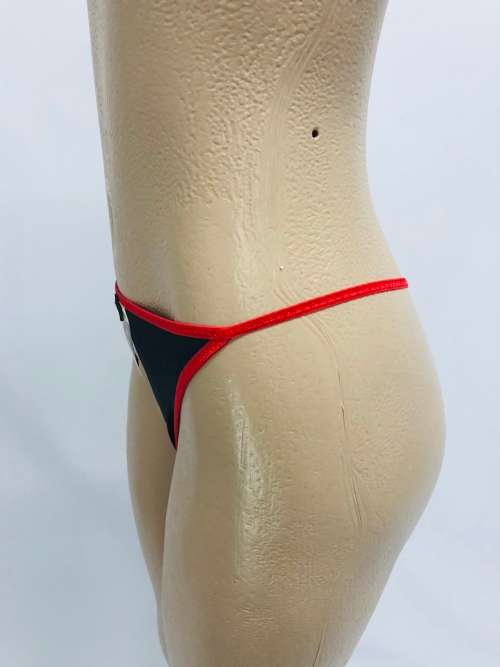 size S g-strings black
