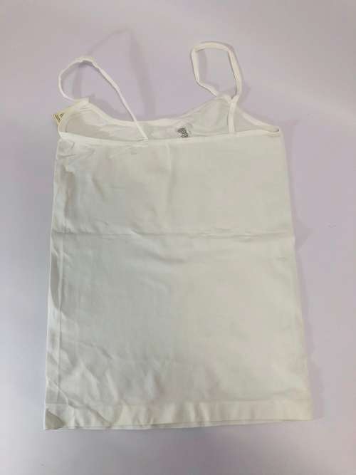 size M cotton top white