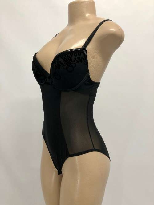 size 32B  black bodysuit