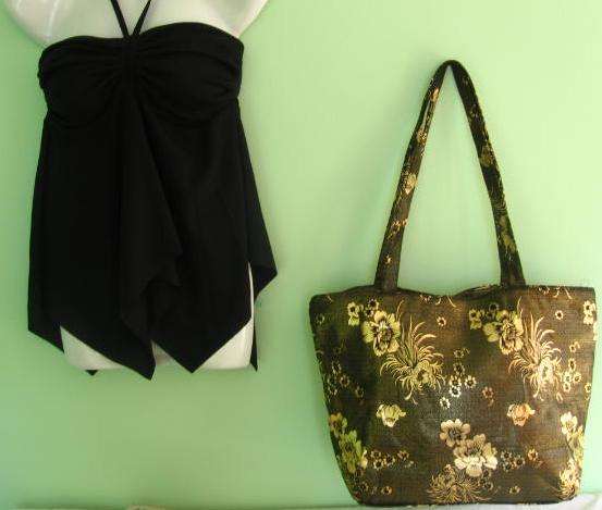 halter neck top with handbag (last in stock)