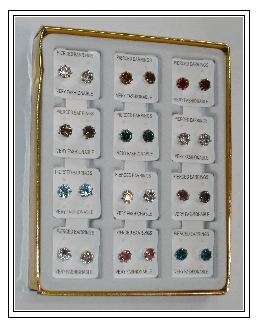 12 pairs earrings
