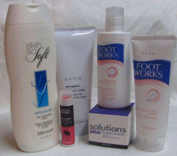 Six Avon products **Delivery time only 3-7 working days**