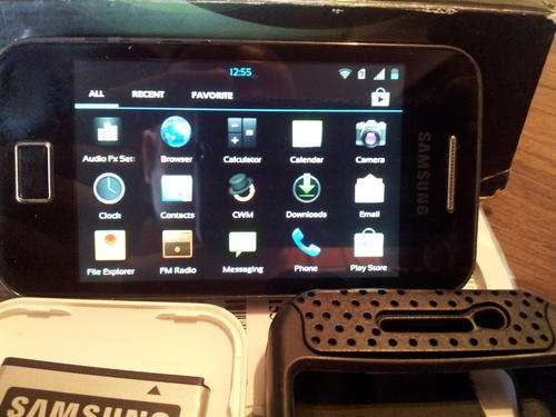 Samsung Galaxy Ace S5830 in box with extras