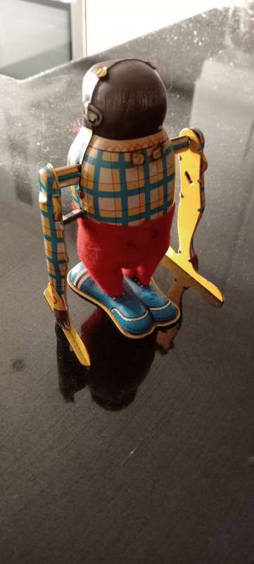 1960 T.P.S. Japan Tumbling Chimp Tin Windup.