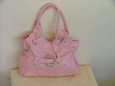 "BEAUTIFUL PINK HANDBAG***CRAZY***R1****NO RESERVE"