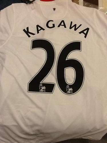 Original Manchester United Shinji Kagawa Away Jersey Large