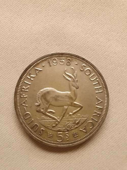 3x 5 Shillings Union of South Africa bid per coin to take all 3