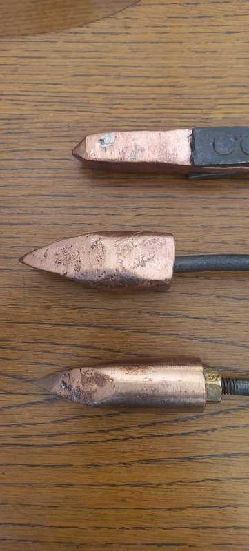 Anique copper point soldering irons