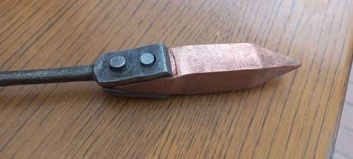 Antique Bermingham soldering iron.
