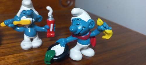 Original 1979 Peyo Schleich smurfs x4 Bid per smurf to take all 4