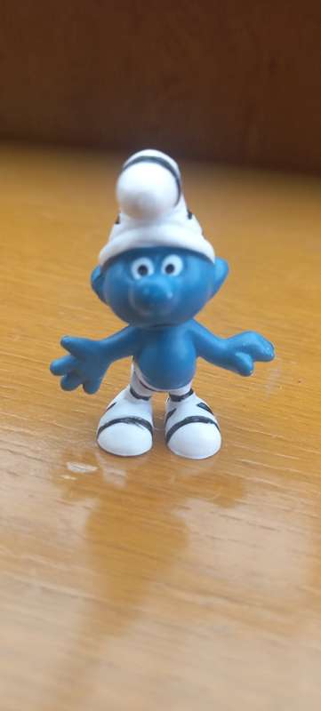 Vintage schleich Peyo Smurf no4 made in Hong Kong