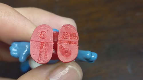Three Vintage Peyo smurfs