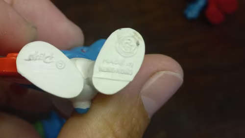 Three Vintage Peyo smurfs