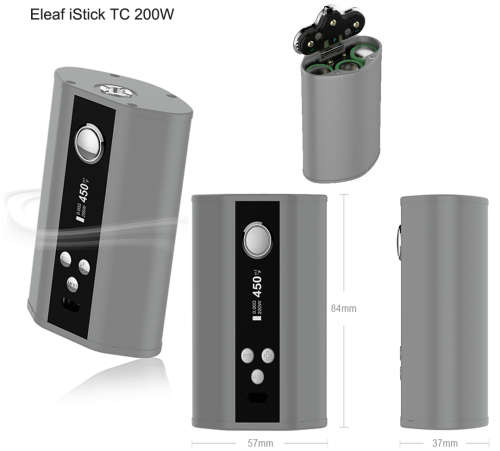 E Cigarettes Electronic Cigarettes: Eleaf iStick 200W MOD Battery