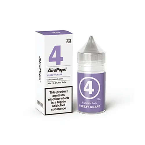 Airscream 313 E-LIQUID Freezy Grape 30ml - 4% Nic Salts