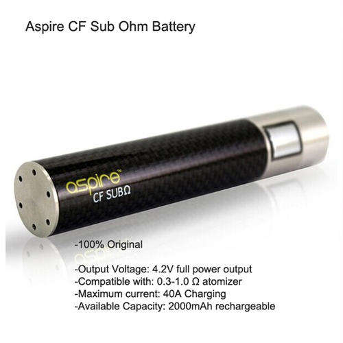 E Cigarettes Electronic Cigarettes: Aspire-cf-sub-ohm Battery SPECIAL