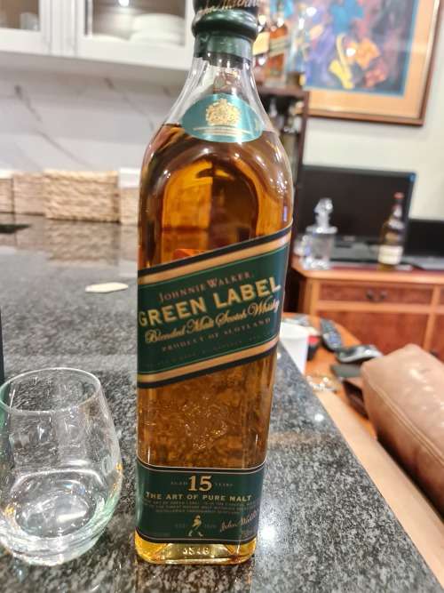 Discontinued Johnnie Walker Green 15 Year Old Whisky