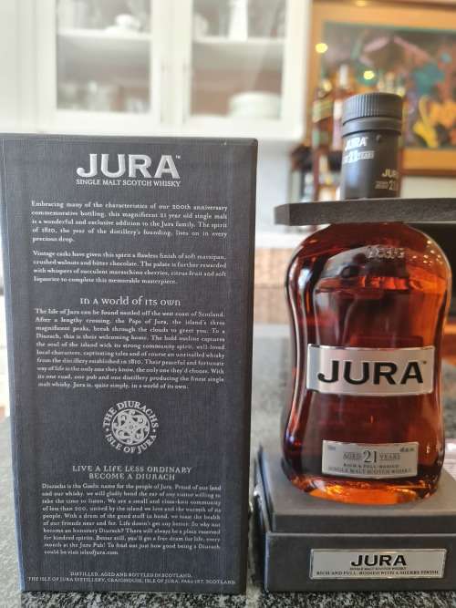 Jura Aged 21 Years Single Malt Scotch Whisky