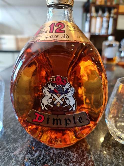 Dimple 12 Year Old 1980 Whisky Bottle