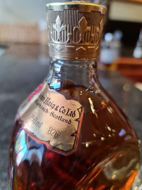 Dimple 12 Year Old 1980 Whisky Bottle