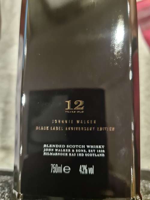 Johnnie Walker Black Label 100 Years Anniversary Edition Bottle