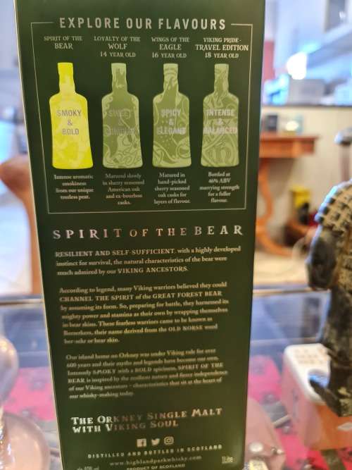 Highland Park Spirit Of The Bear Single Malt Whisky