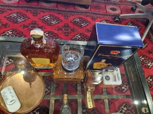 1979 Crown Royal Fine De Luxe Whisky Bottle