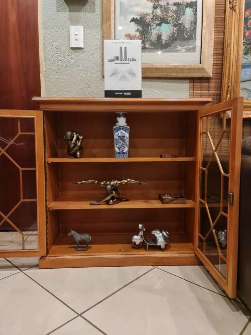 Gordon Fraser Lead Glass Display Cabinet