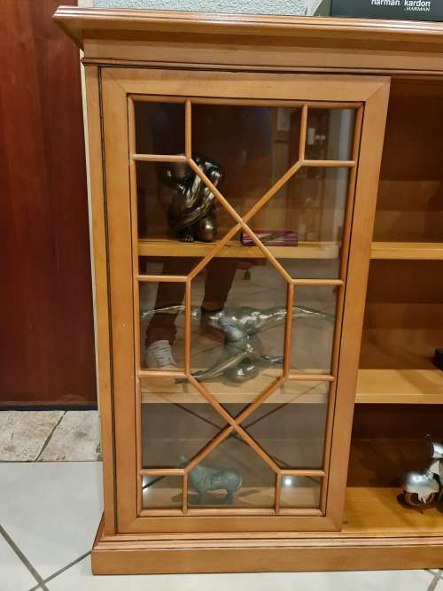 Gordon Fraser Lead Glass Display Cabinet