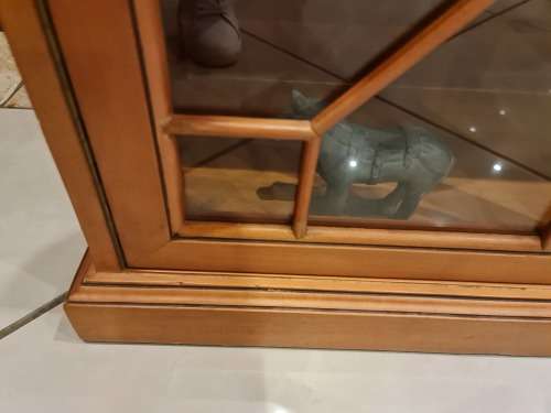 Gordon Fraser Lead Glass Display Cabinet