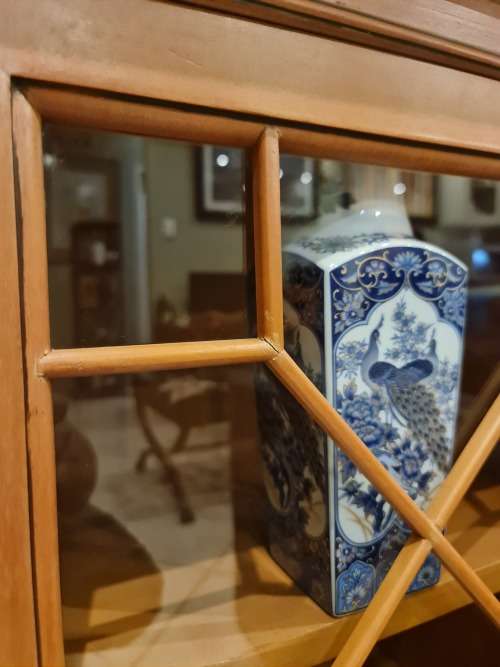 Gordon Fraser Lead Glass Display Cabinet