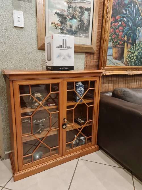 Gordon Fraser Lead Glass Display Cabinet