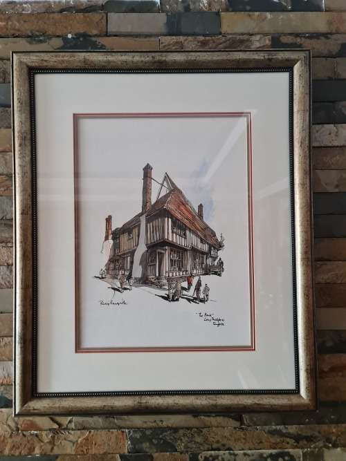 Phillip Bawcombe Watercolor On Paper Signed Art