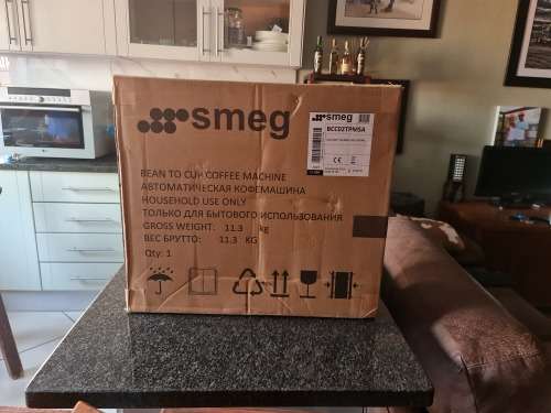Smeg Retro Bean To Cup Automatic Coffee and Cappuccinos Machine - Matt-Taupe Finish
