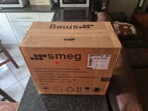 Smeg Retro Bean To Cup Automatic Coffee and Cappuccinos Machine - Matt-Taupe Finish