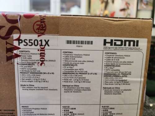 Projector ViewSonic PS501x