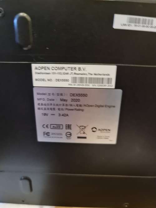 AOPEN PC - Model DEX5550 Full SyS i5-7200