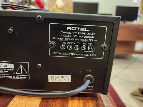 Rotel RD-965BX Cassette Deck W/Dolby