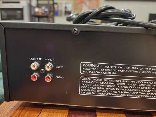 Rotel RD-965BX Cassette Deck W/Dolby