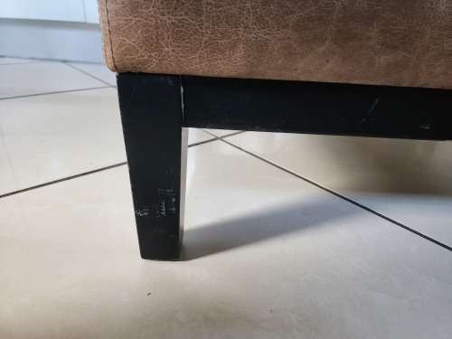 Genuine Leather Ottoman