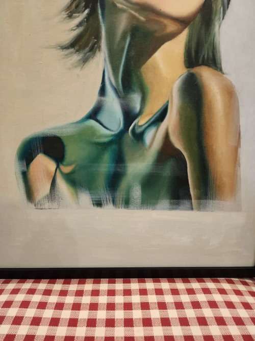 Jomane Bitso - Young Model Oil Painting