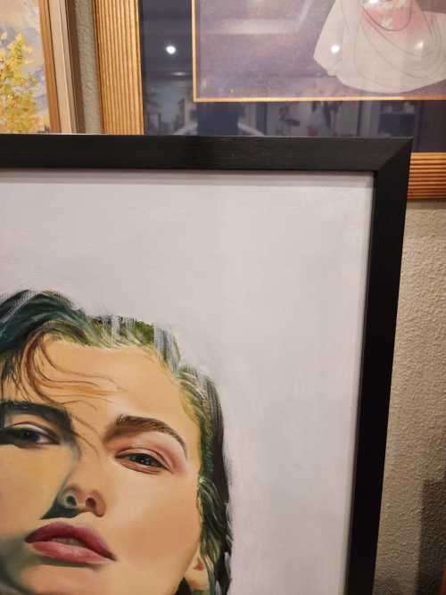 Jomane Bitso - Young Model Oil Painting
