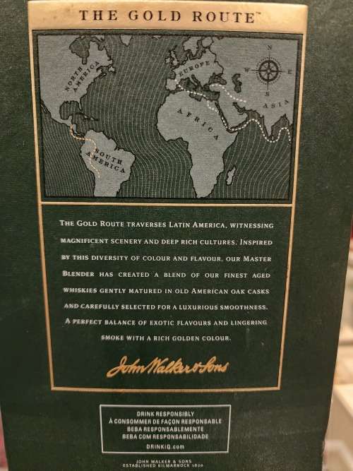 Johnnie Walker Explorer`s Club Collection - The Gold Route Whisky