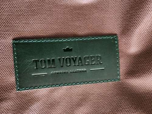 Emerald Genuine Leather Laptop Messenger Bag