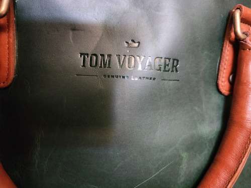 Emerald Genuine Leather Laptop Messenger Bag