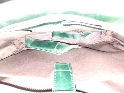Emerald Genuine Leather Laptop Messenger Bag