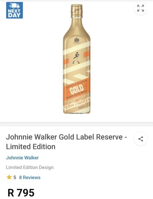 Johnnie Walker Gold Keep Walking Limited Edition